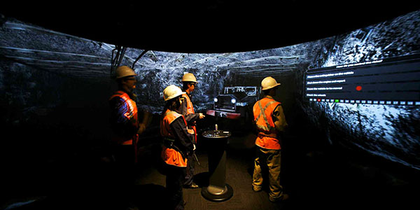 виртуальная реальность для шахтеров