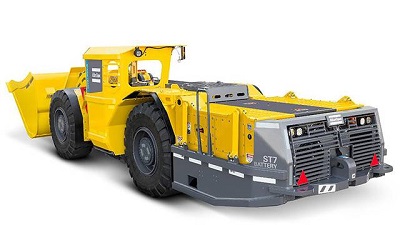 погрузчик для подземных шахт