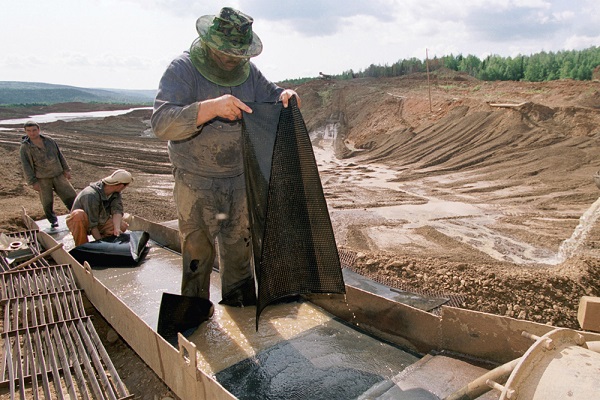 разведка золотого месторождения